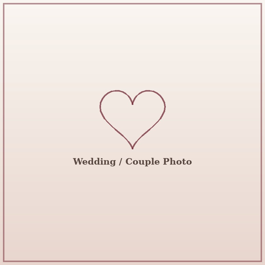 Wedding or couple photo placeholder